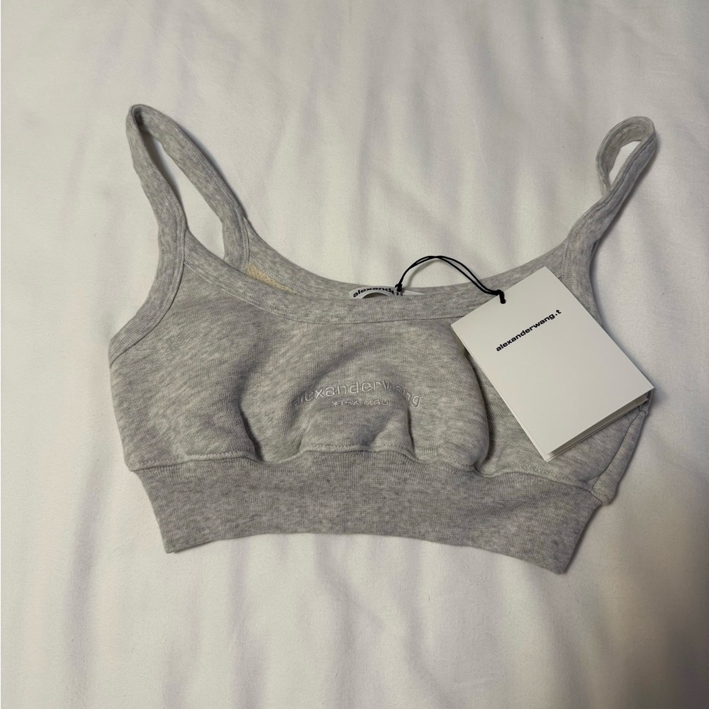 alexanderwang sweatshirt bra top